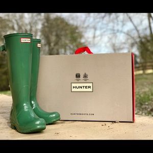 Hunter Original Tall Back Adjustable Boots